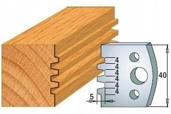 Nože pro hlavy Hss 40x4 mm 690.076 Cmt