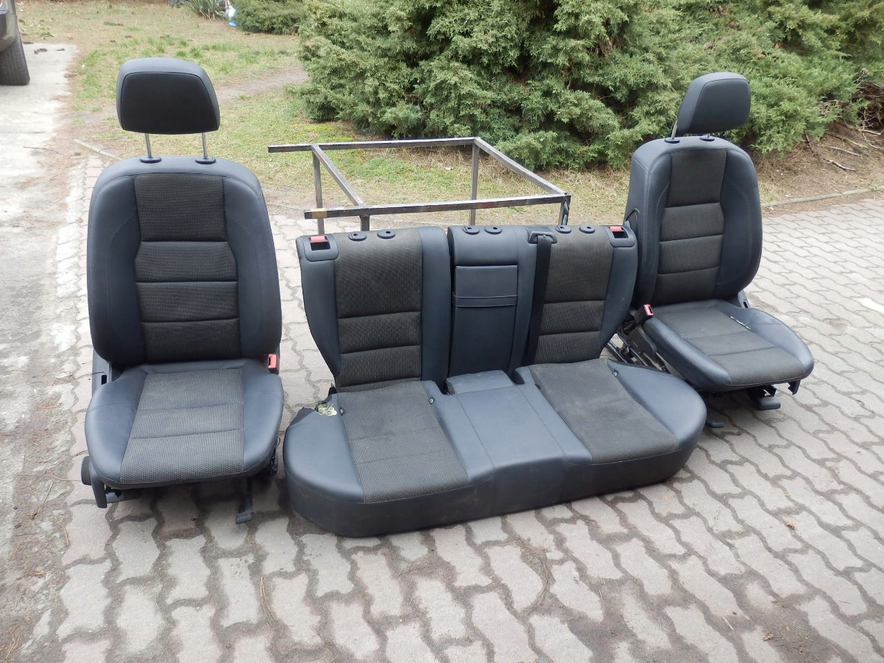 Mercedes GLK 2008 сиденья диван передний задний комплект