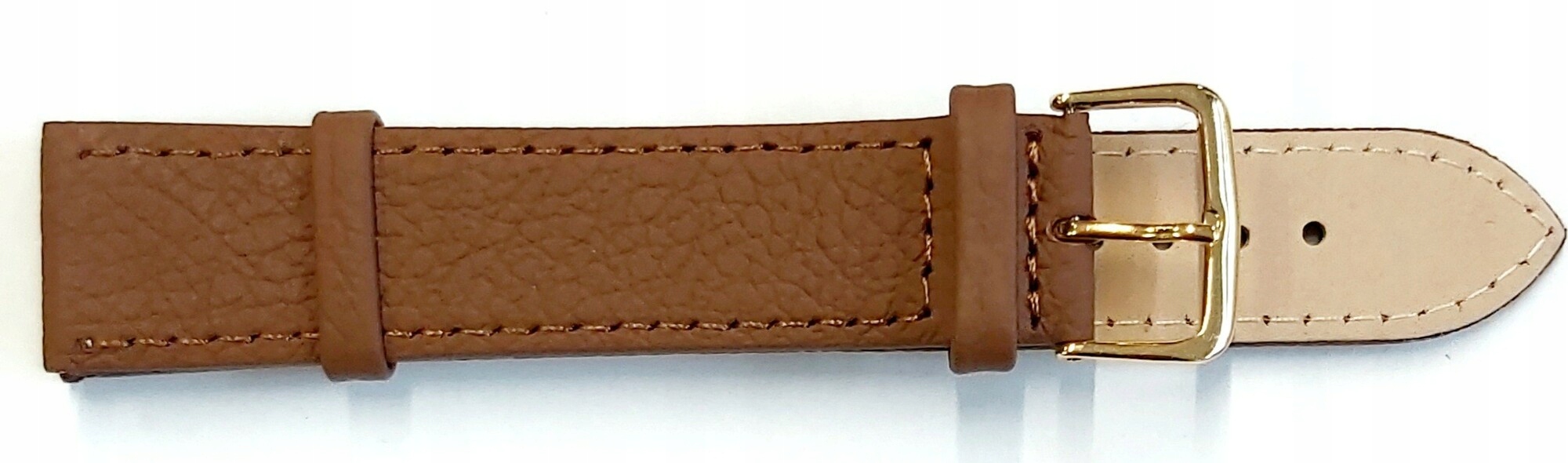 Pasek do zegarka JORDAN KERR czarny 22 XL mm skóra naturalna