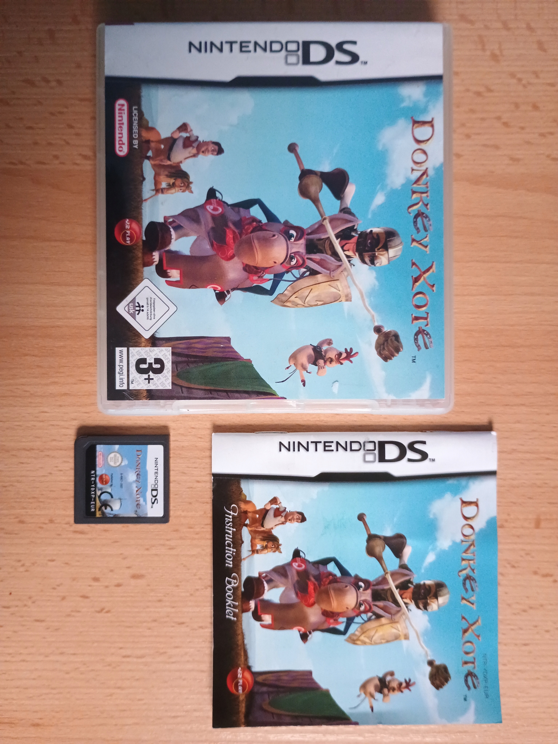DONKEY XOTE DS Nintendo, 3xA, komplet