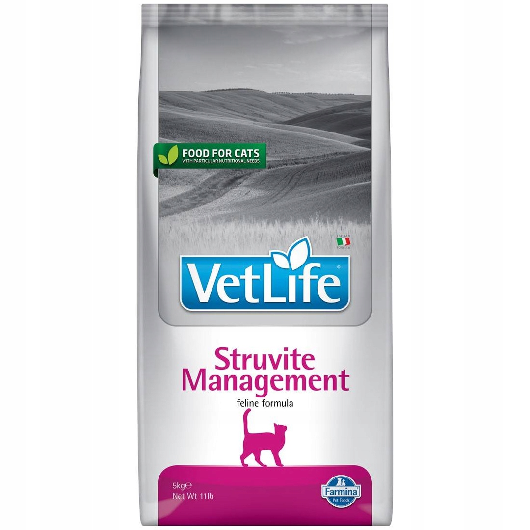 Levně Farmina Vet Life Struvite Management 5kg Suché Krmivo Pro Kočky Močové cesty