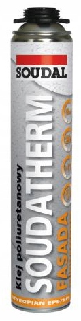 Klej poliuretanowy SOUDATHERM Soudal 750ml do styrodur XPS styropian EPS