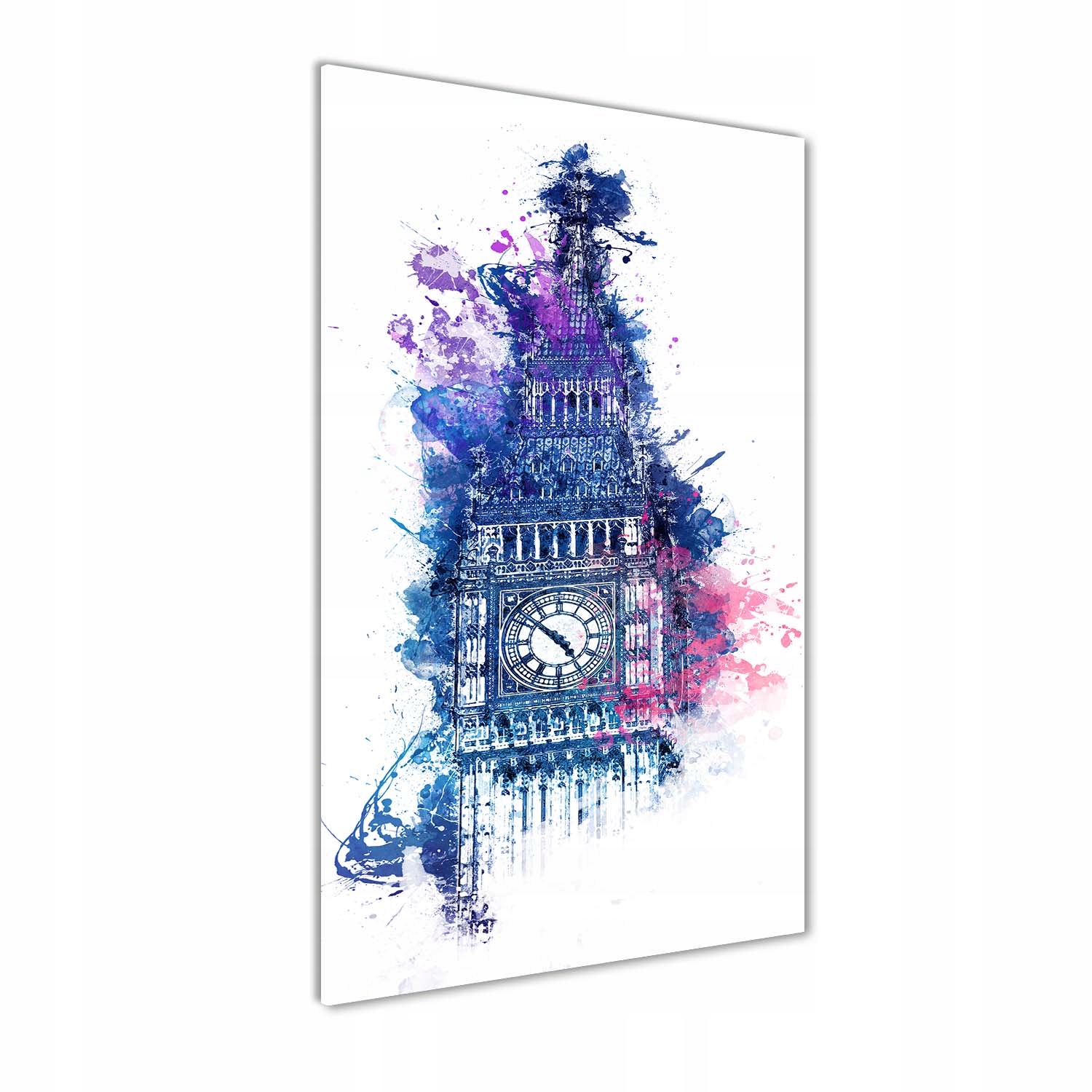 Skleněný obraz vertikální Barevný Big Ben 50x100