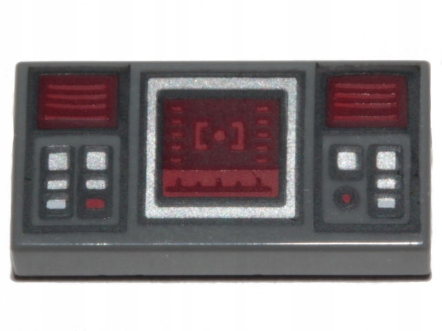 

Lego 3069bpb0777 1x2 Tile Sw Ekran Dbg Nowy (1g)