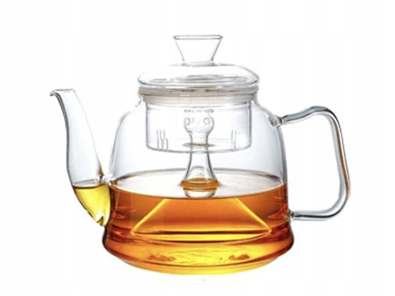 Konvice Skleněná Čajová Konvice Bylinka Spařovací Skleněná Dárek 8