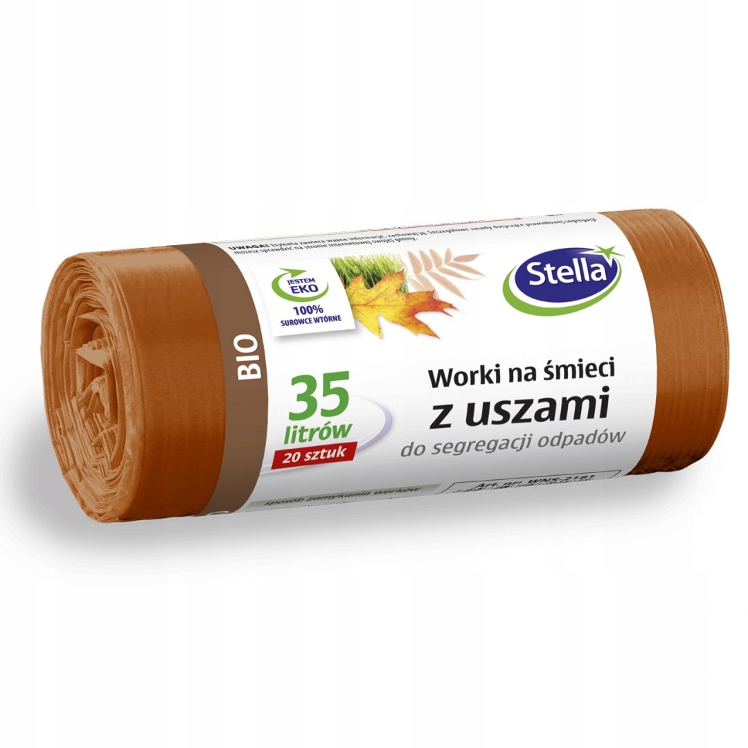 

Worki do segregacji 35L 20 szt Bio brązowe
