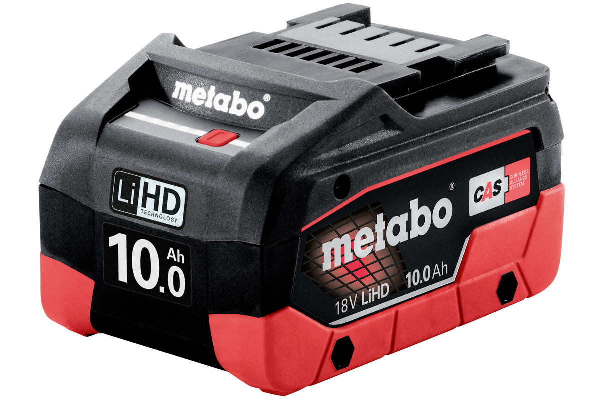 Metabo Akumulator Bateria 10.0AH Lihd 18V Cas 62554900 Duża Moc Air Cooled