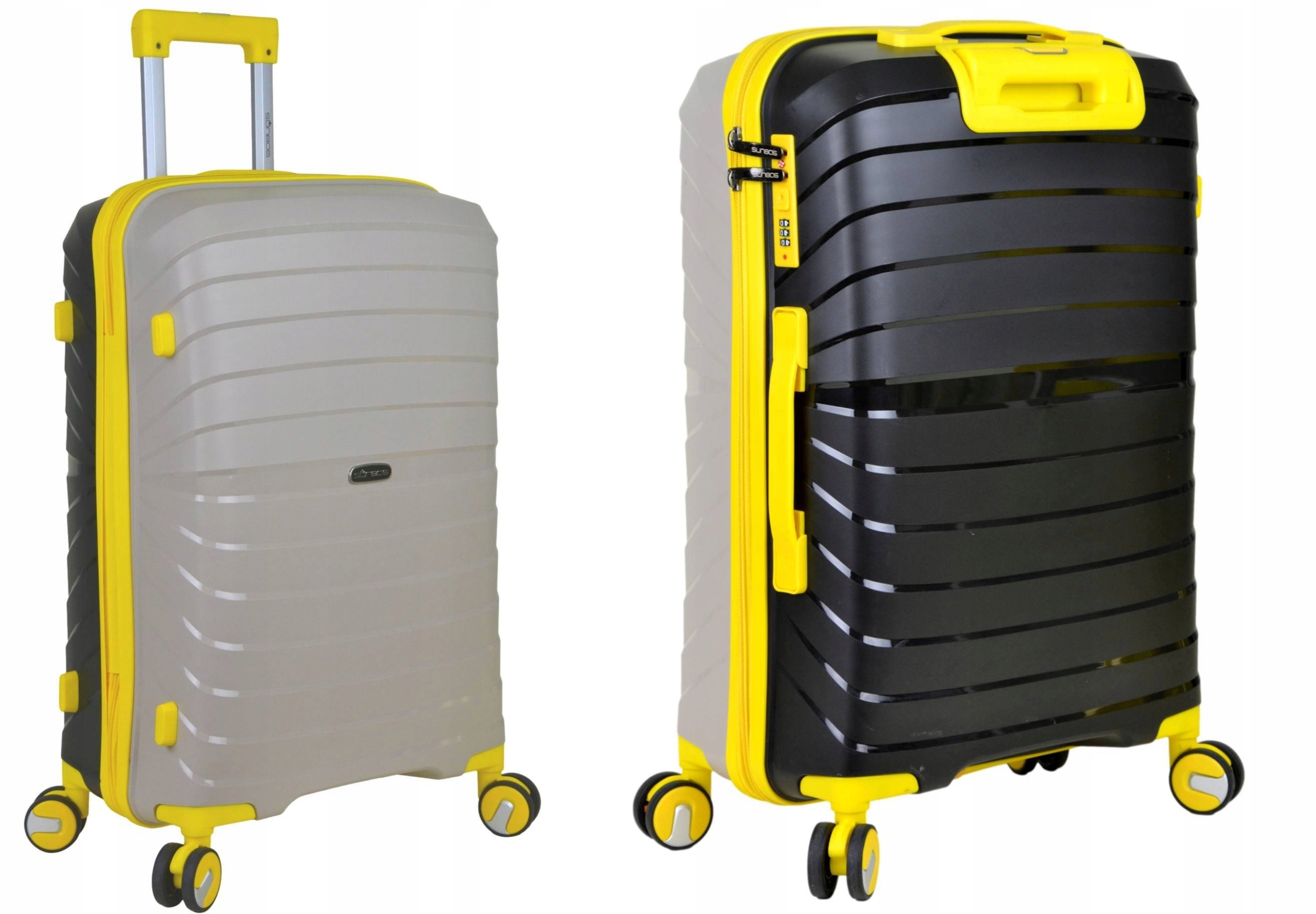 NOWOŚĆ 2024 ! Średnia walizka SunBag z polipropylenu model NOVA 65