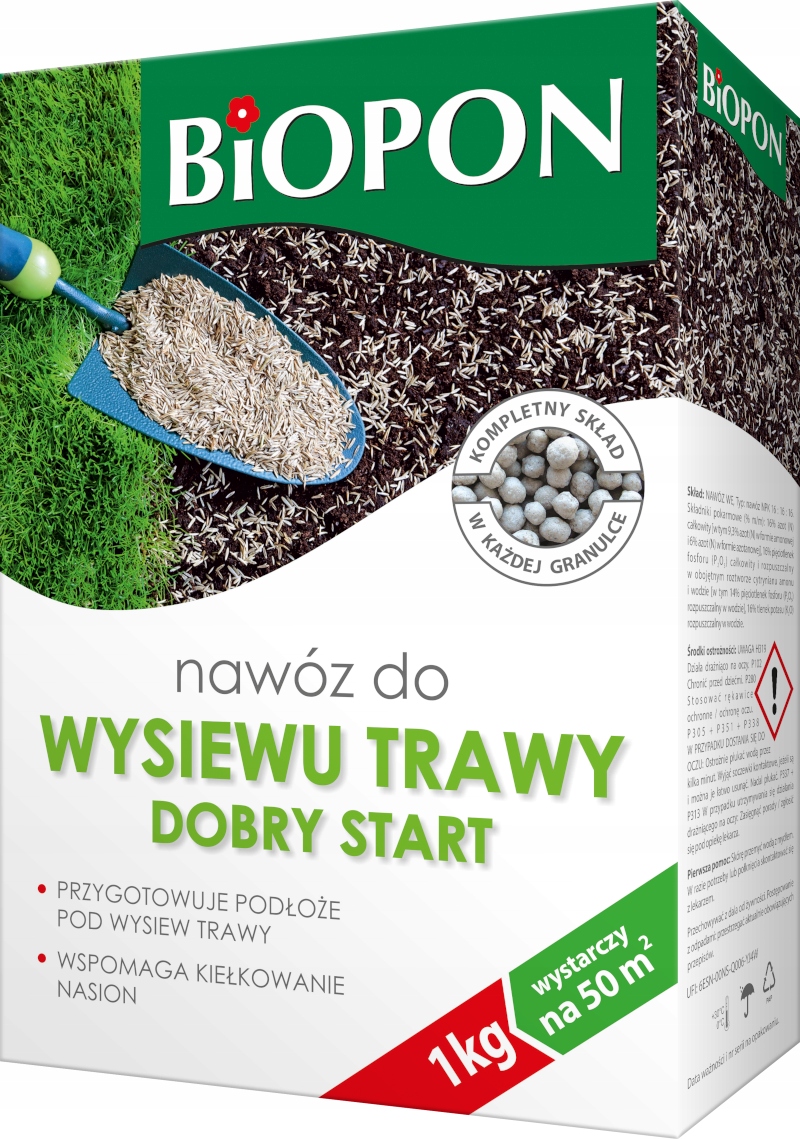 

Biopon Nawóz do wysiewu trawy Dobry Start 1kg