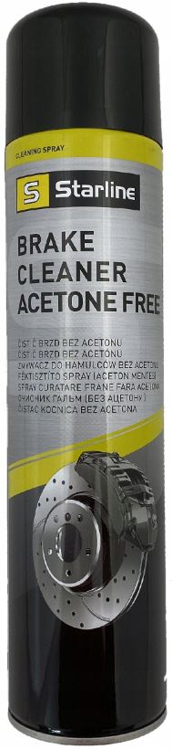 Starline Brake Cleaner Zmywacz Uniwersalny Do Hamulców Spray 600ML
