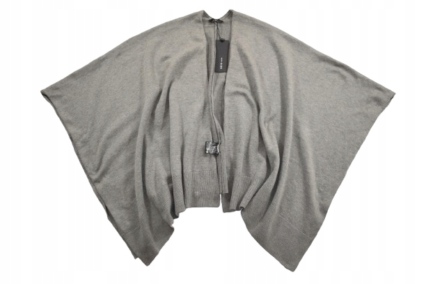 NOWY DAMSKI SZAL PONCZO WEŁNA ZERO COLLECTION