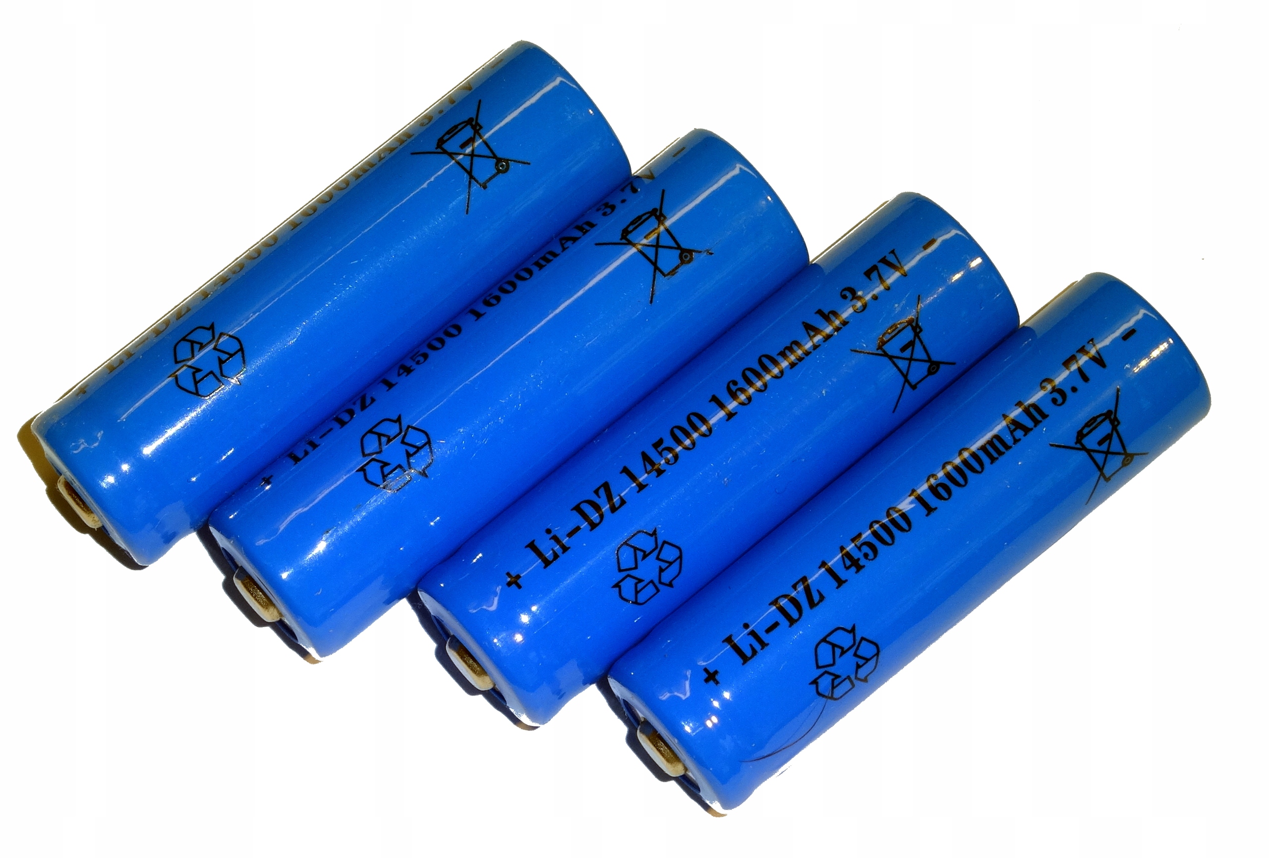 

4x Akumulator 14500 1600 mAh 3,7V Li-ion bateria
