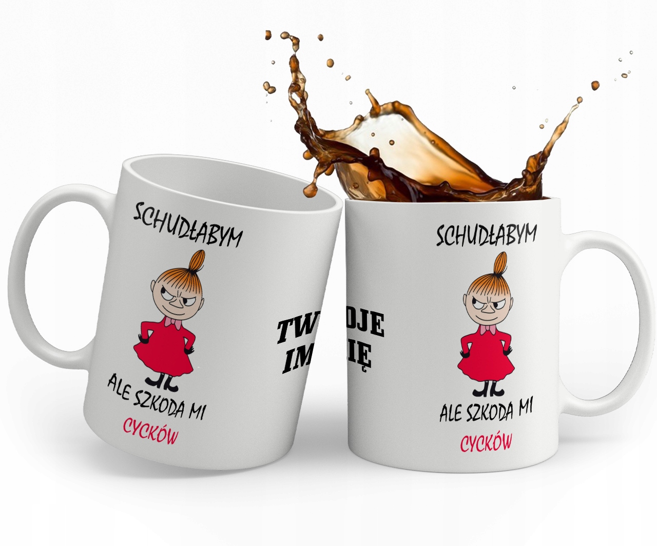 KUBEK MAŁA MI + IMIE + KARTONIK