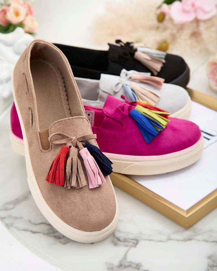 CZARNE MOKASYNY DAMSKIE BERERTO 39 Marka Royalfashion