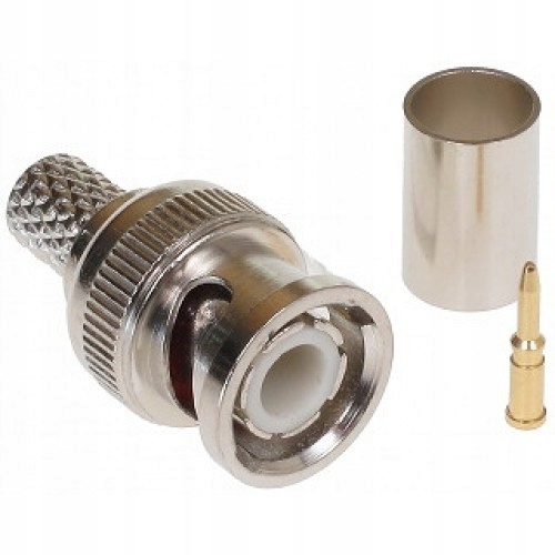 Wtyk BNC zaciskany na przewód RG6U