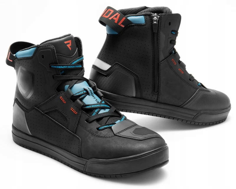 Rebelhorn Vandal II Black Blue Red Pánske Krátke Mestské Motocyklové Topánky