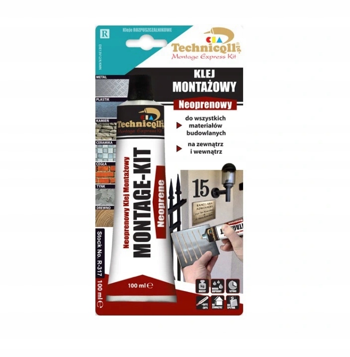 

Klej montażowy neoprenowy 100ml Techniqll