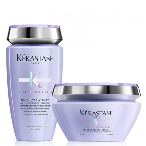 Kérastase Blond Absolu Ultra-Violet Zestaw Neutralizujący Kolor Włosów