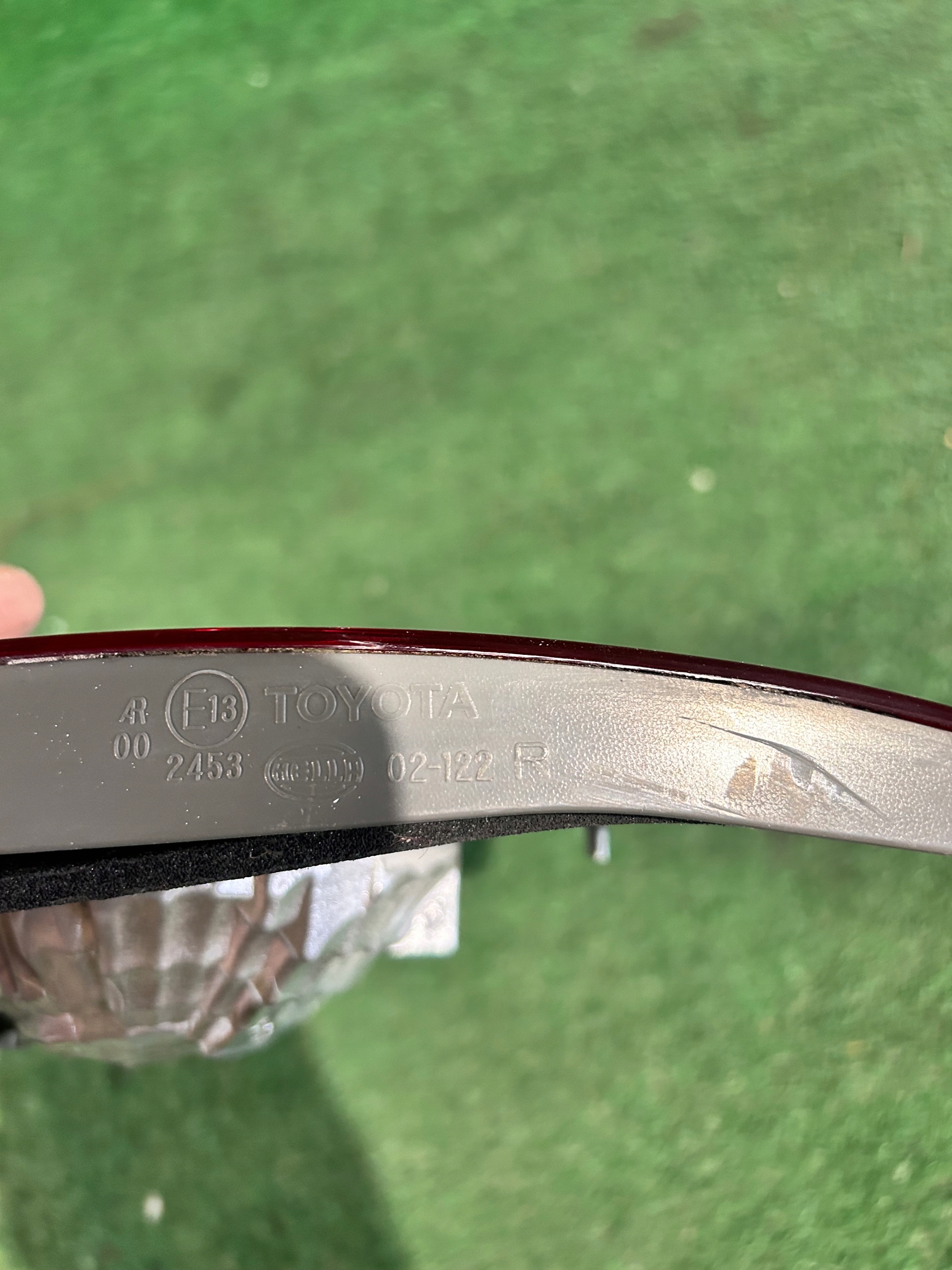 light rear part rear right TOYOTA COROLLA E15