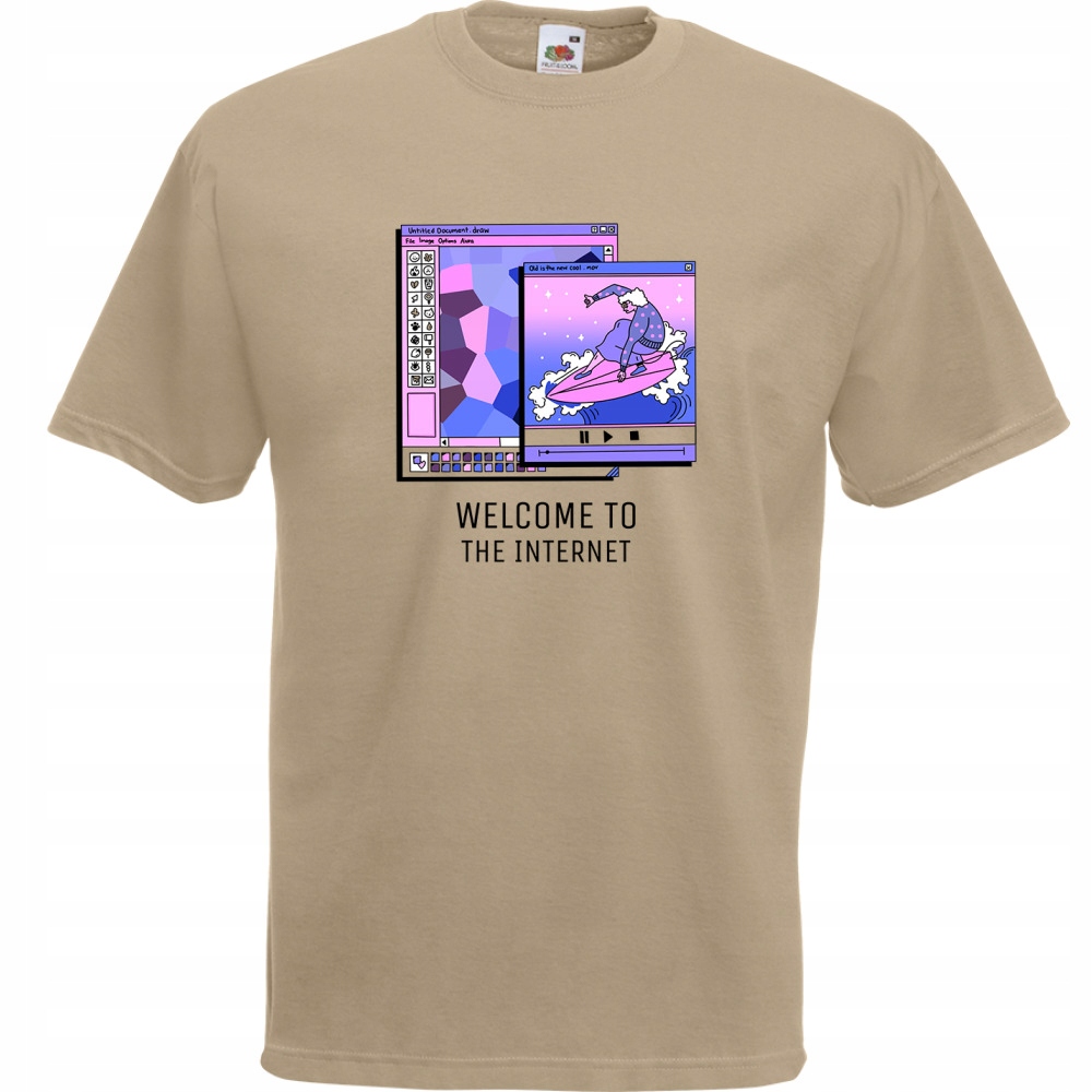 

Koszulka welcome to internet XXL khaki