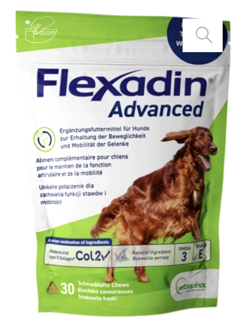 Flexadin Advanced 30 kąsków dla psa Na Stawy