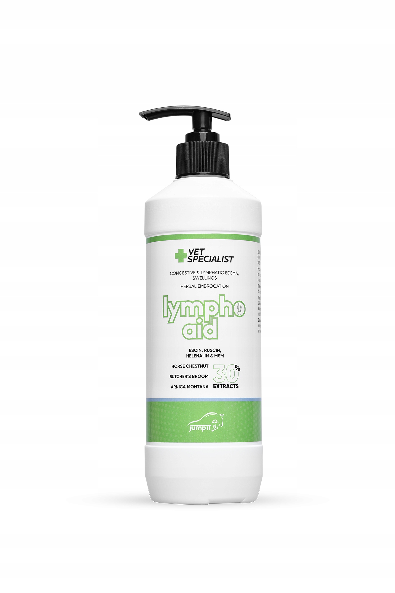 Jump It lympho aid Żel 500ml Preparat na obrzęki limfatyczne dla koni