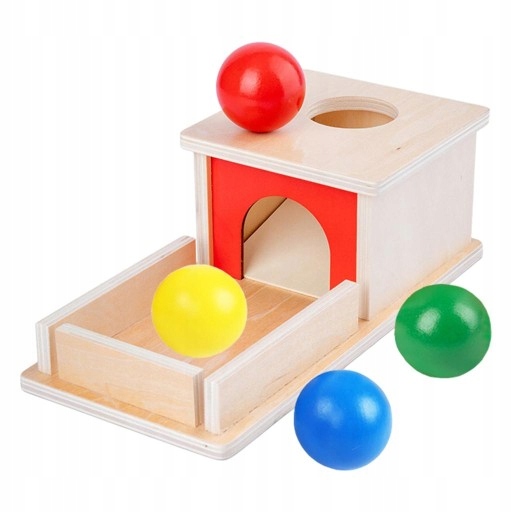 Montessori Niemowlę Pudełko na monety