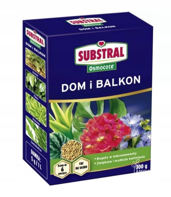 

Nawóz Osmocote Dom i Balkon 300g do kwiatów