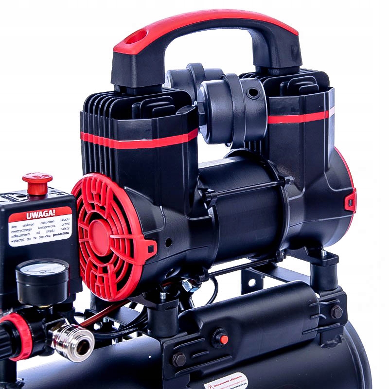 CICHY KOMPRESOR STOMATOLOGICZNY MAGNUM 8L 70dB Model A08/900 KOMPRESOR BEZOLEJOWY