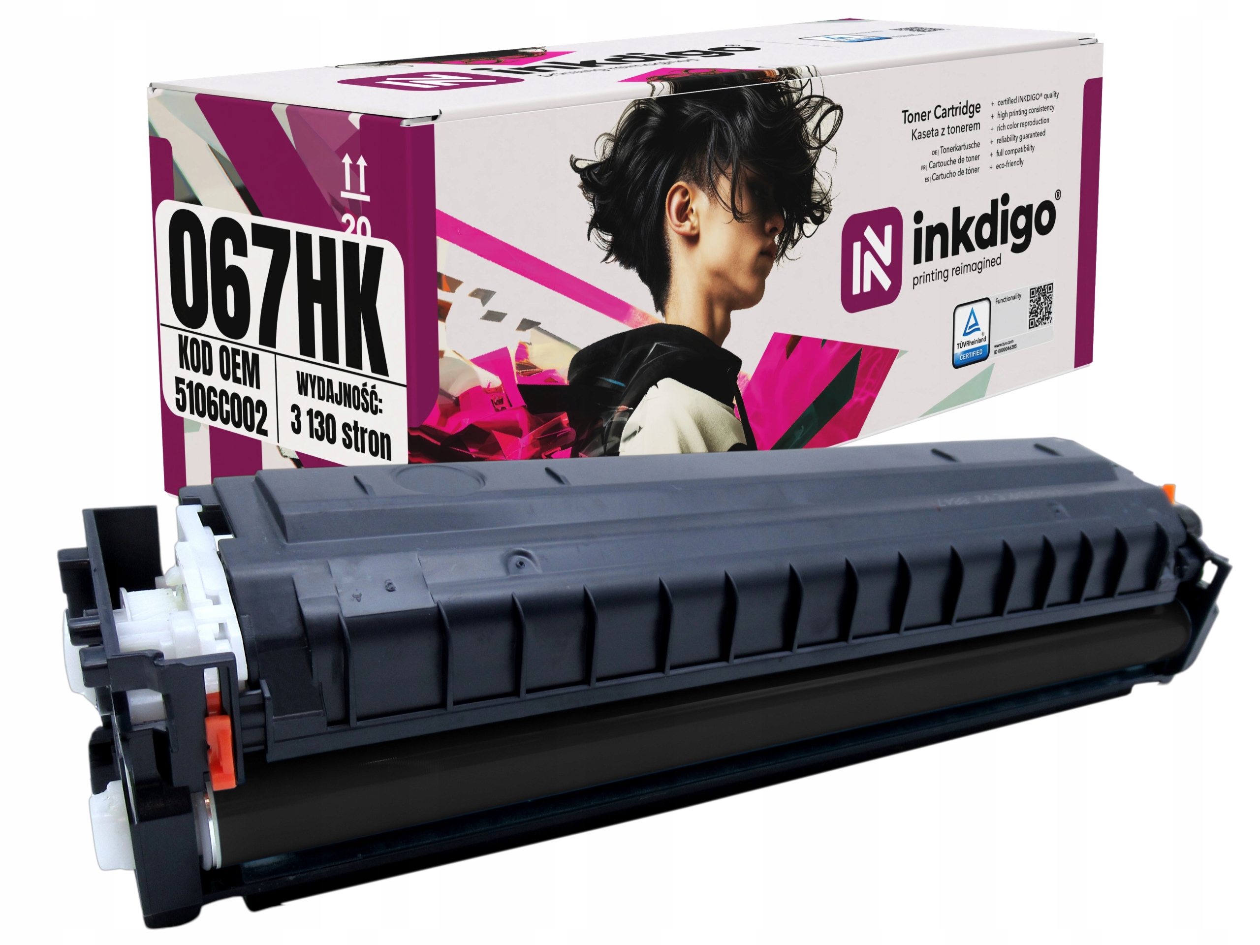 Toner pro Canon MF657Cdw MF655Cw MF655Cdw MF651Cw náhradní CRG-067HK