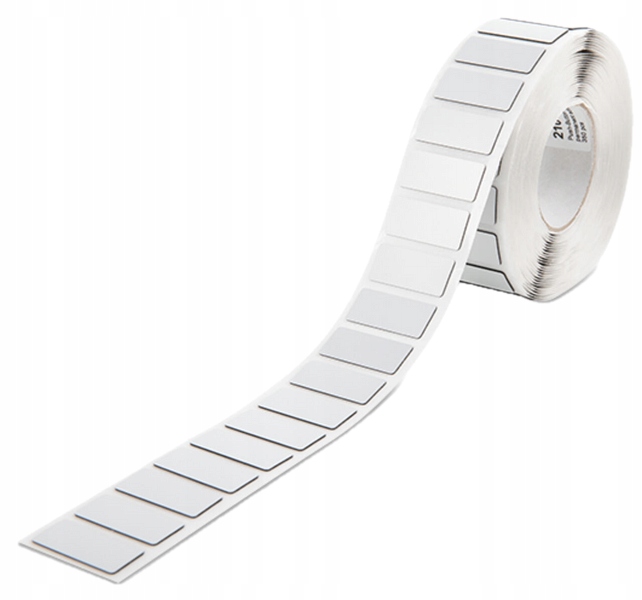 Wago štítek na tlačítko pro rámeček nebo lepení 27*18 stříbrný 210-864 1 Ks