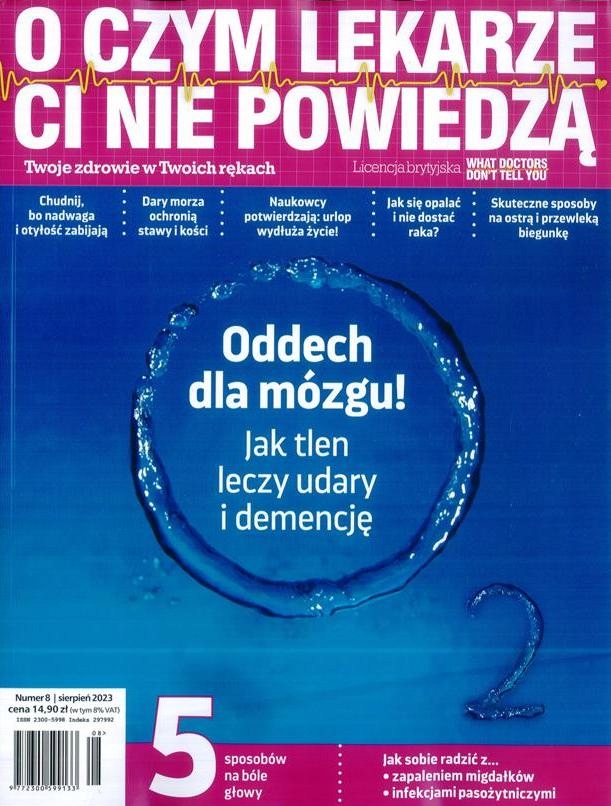 O CZYM LEKARZE CI NIE POWIEDZĄ 8/2023