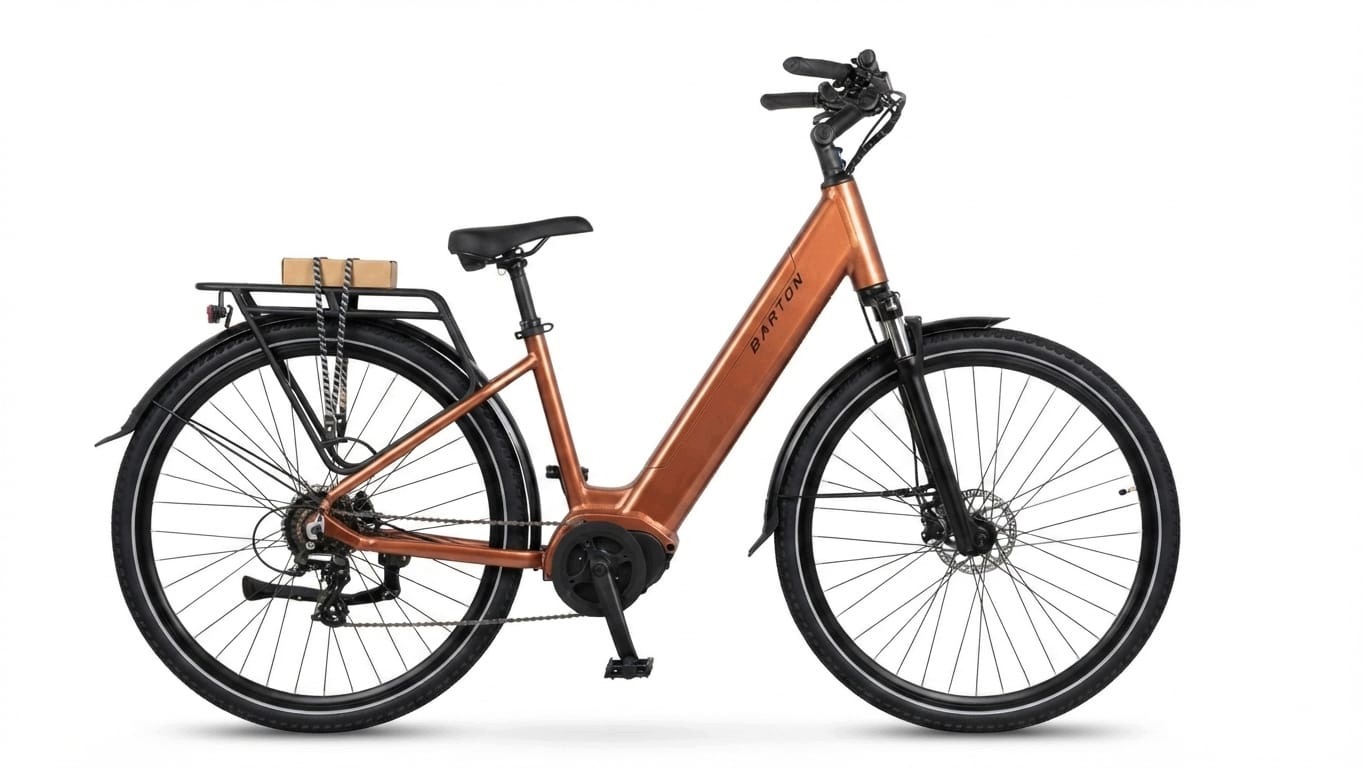 Rower elektryczny Barton E-smart Flow 28 17" 36V 14Ah (504Wh) copper
