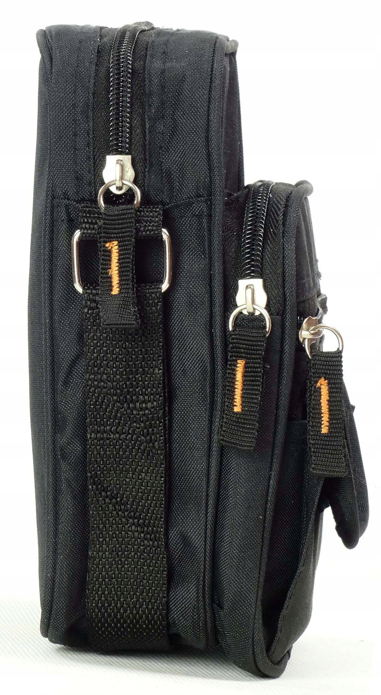 Mała męska na ramię torba saszetka ORGANZER NA DOKUMENTY NA MIASTO DO AUTA Cechy dodatkowe miejsce na telefon