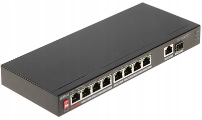 Switch Poe PFS3110-8ET1GT1GF-96 8-PORTOWY Sfp Dahu