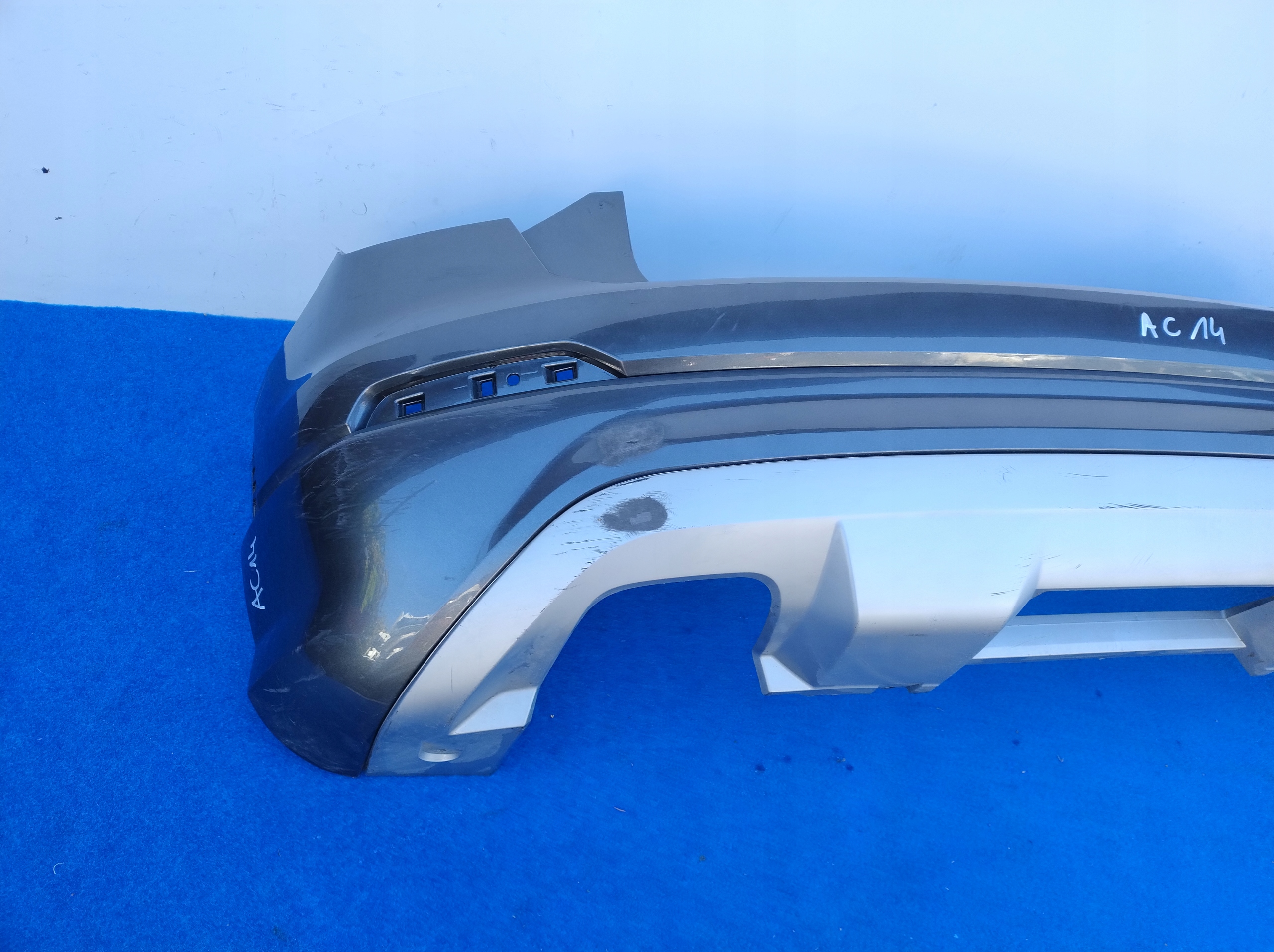 AUDI Q2 81A bumper rear part rear below towing without PDC 81A807511B AC14