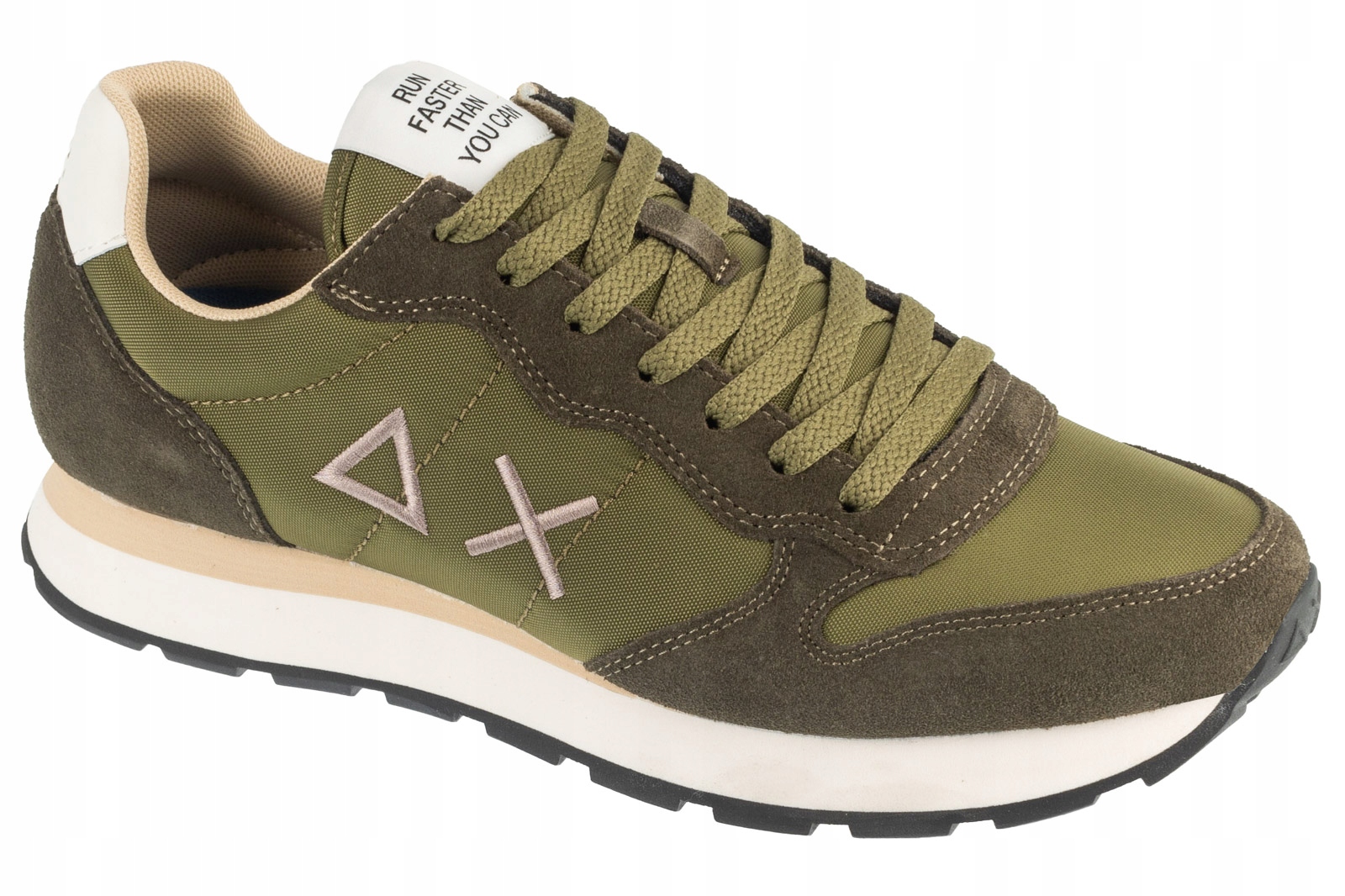 SUN68 Tom Solid [45] Pánské semišové tenisky zelené