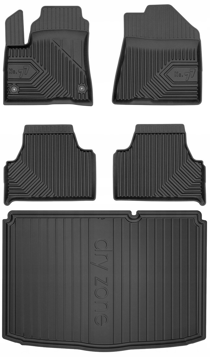 Set 77 Koberce a rohože Kia E-Soul od 2019- d