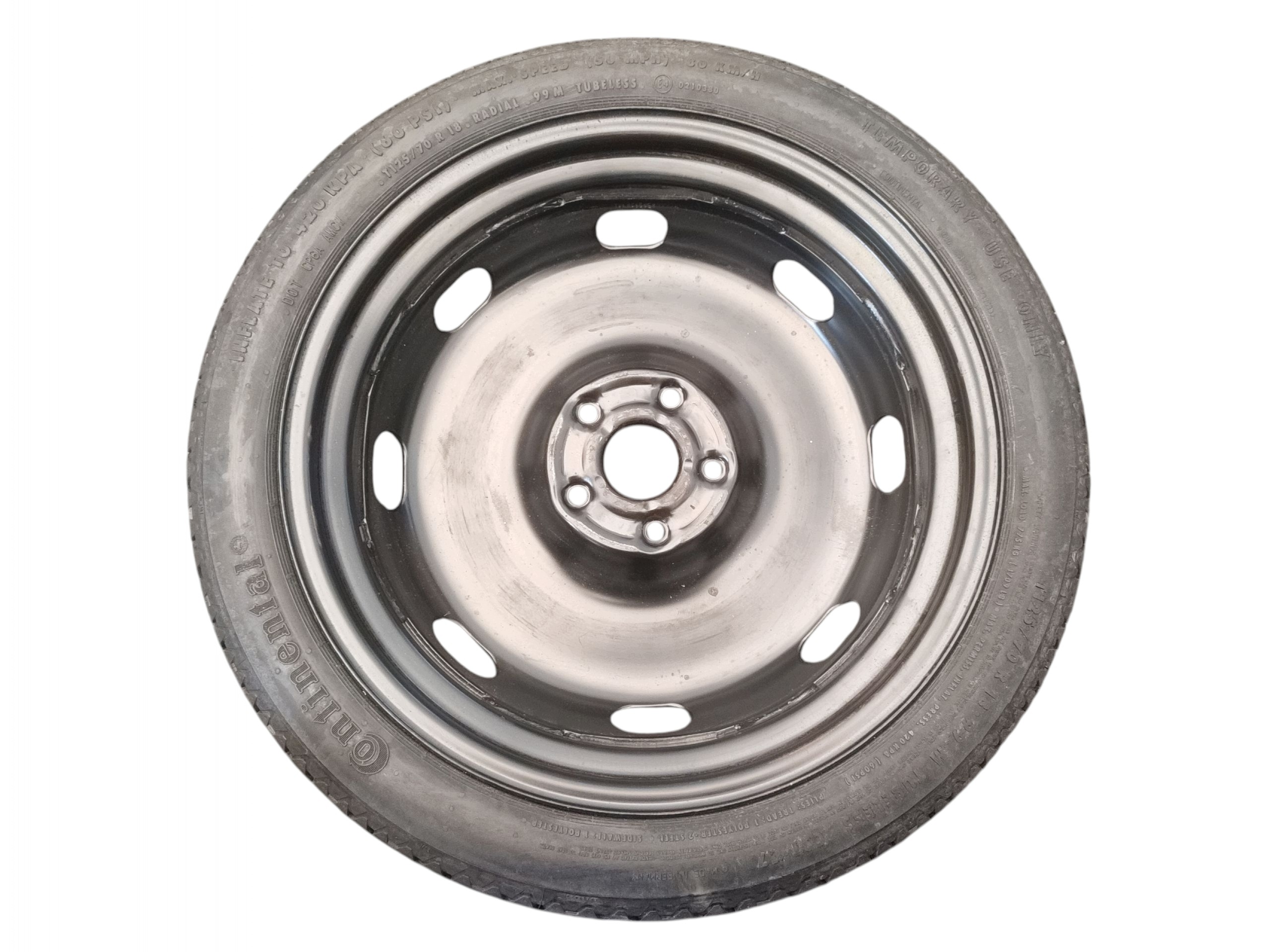 roue roue de secours VW PASSAT B8 125/70 R18 5Q0601027BT
