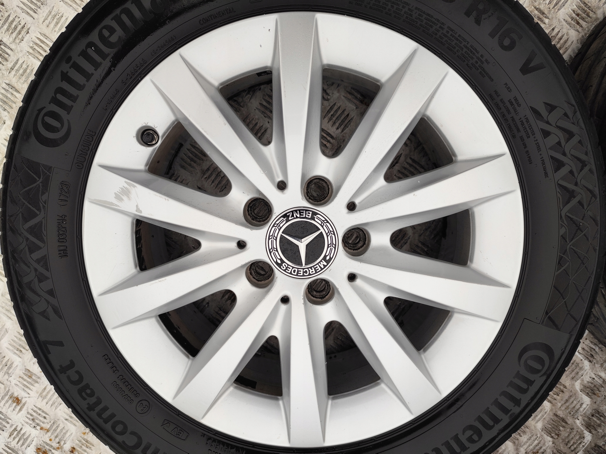 MERCEDES W246 wheels ALU discs