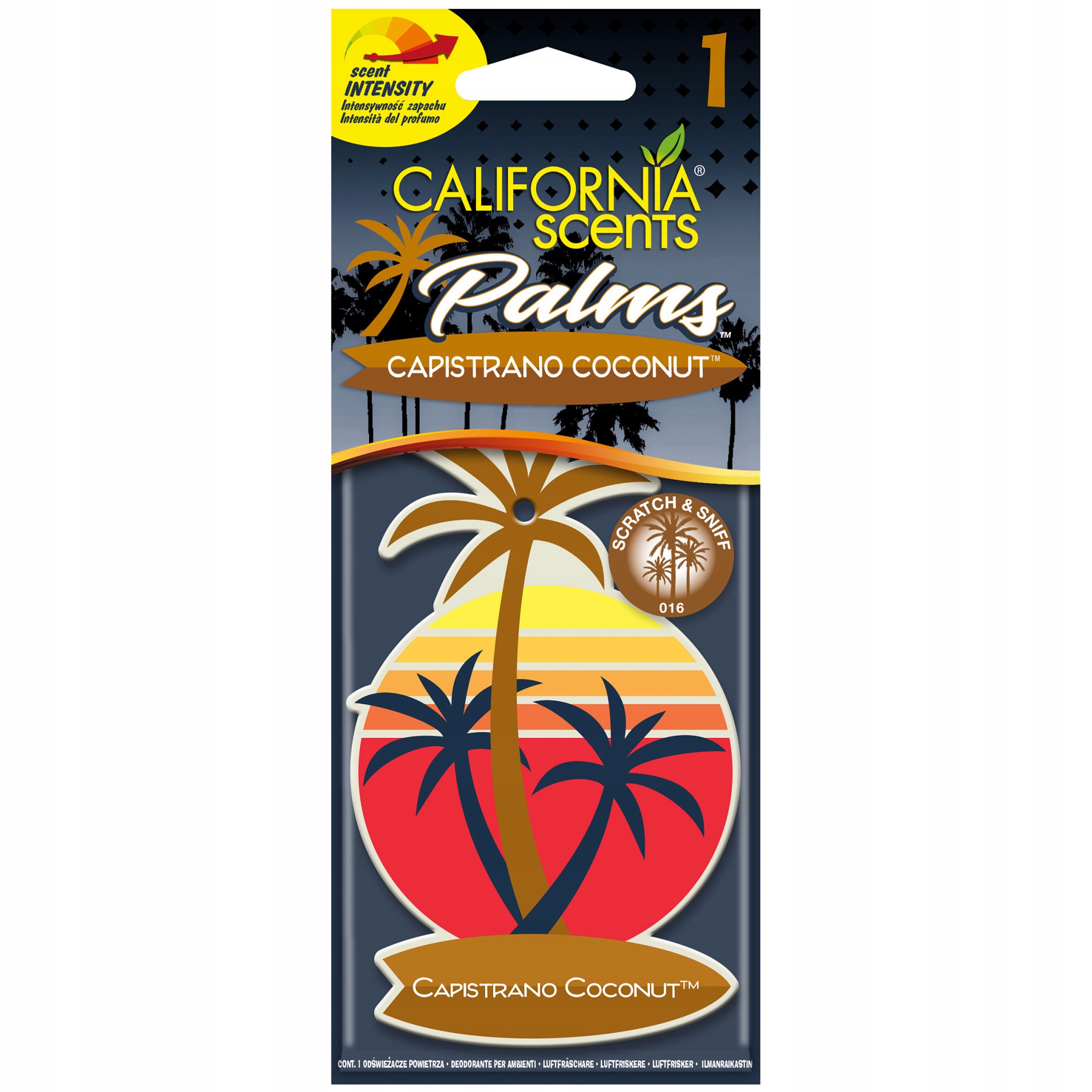 Zawieszka Zapach CALIFORNIA Capistrano Coconut