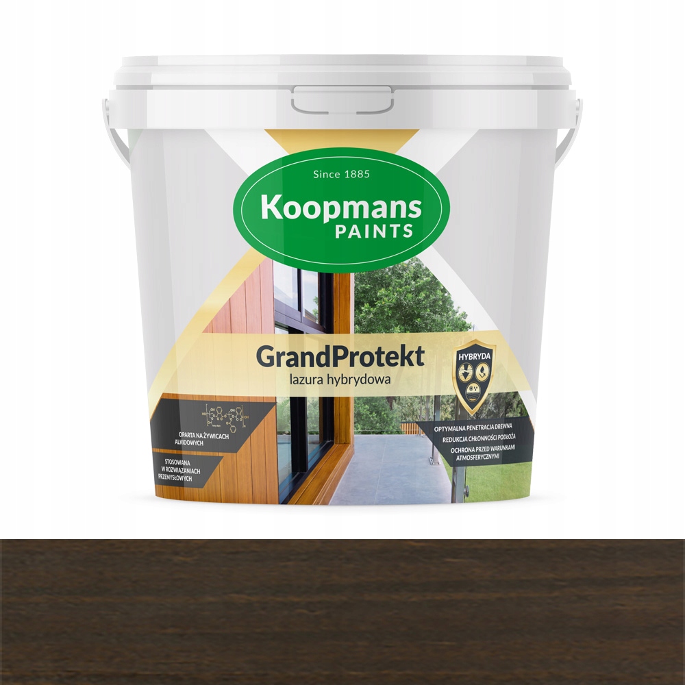 GrandProtekt Lazura do drewna szybkoschnąca 3L 911 Palisander egzotyczny