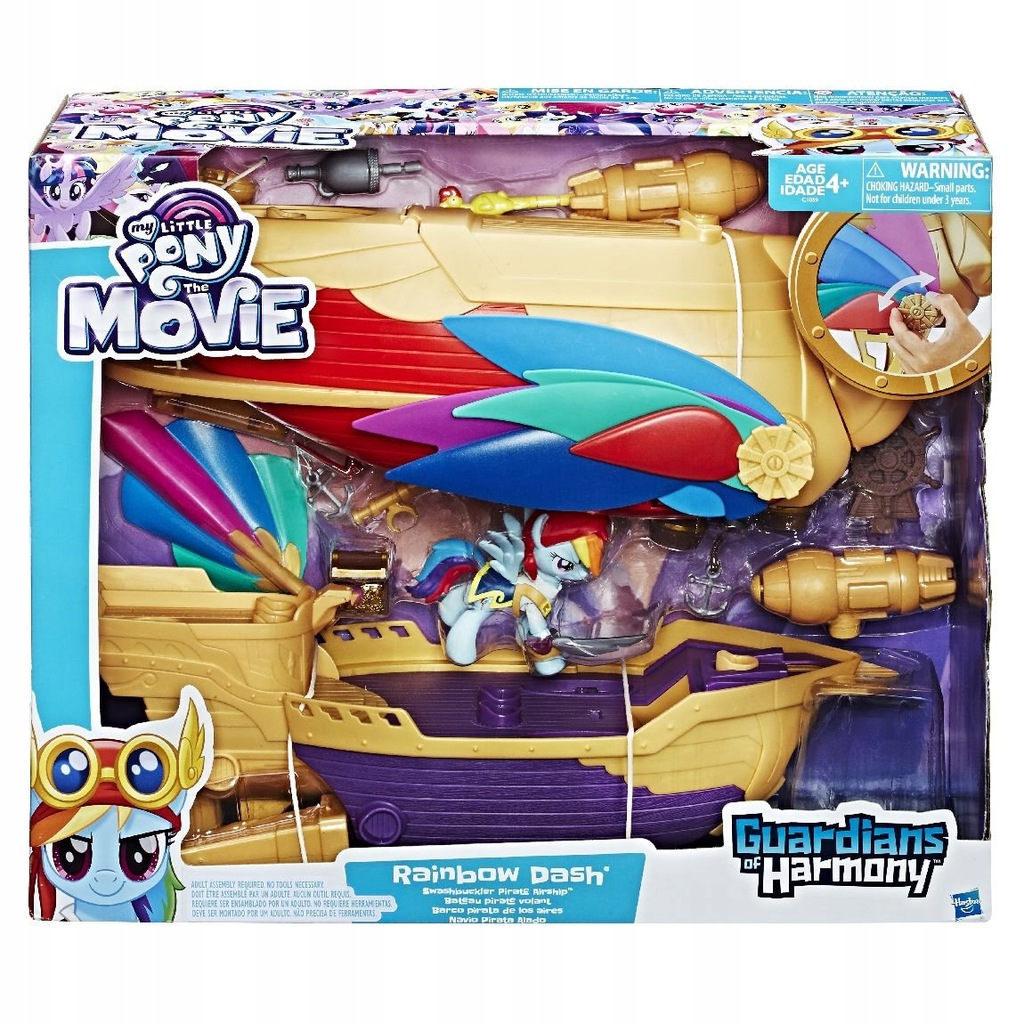 My Little Pony Piracki Statek Rainbow Dash C1059