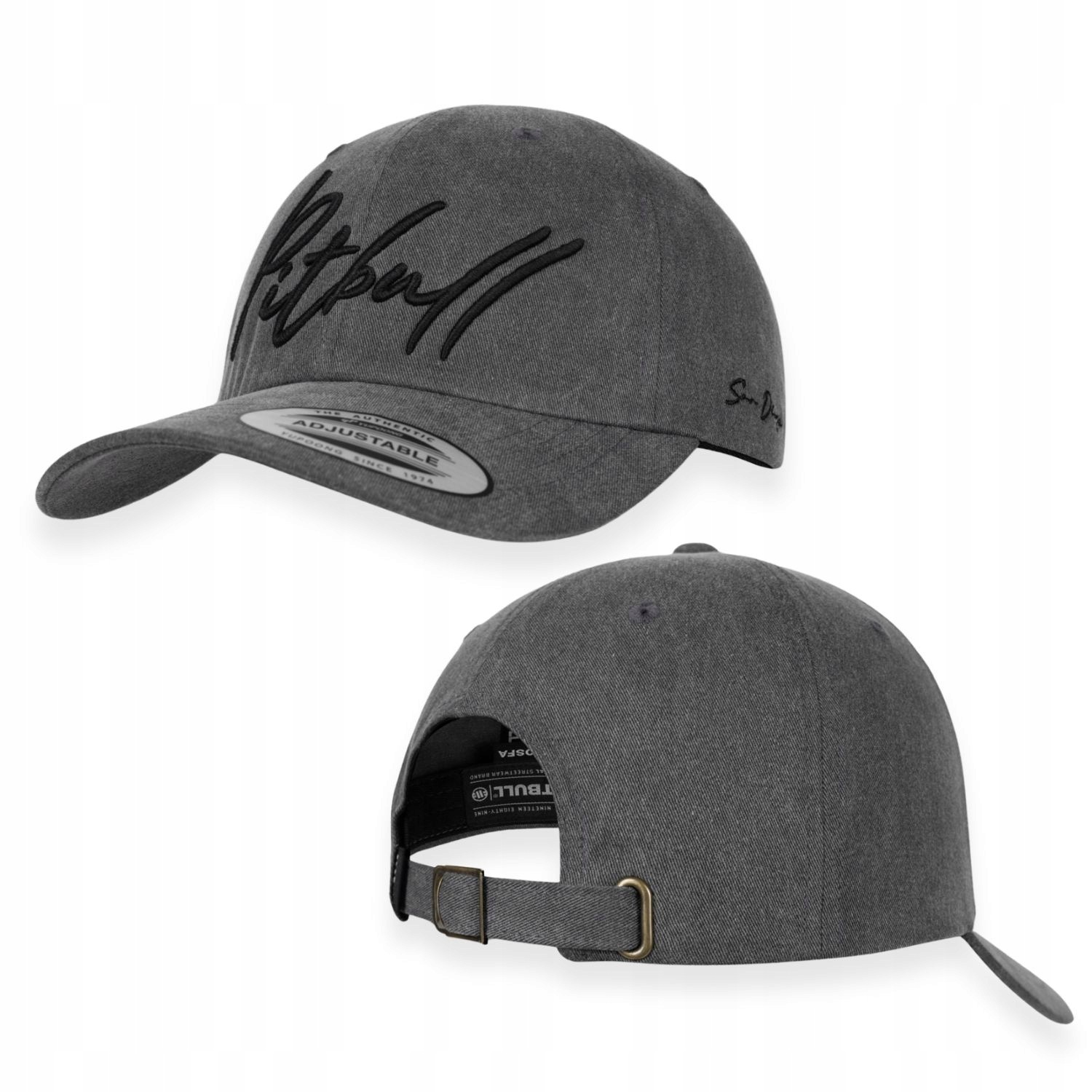 Kšiltovka Pitbull Snapback Pitbull San Diego s vyšitým nápisem
