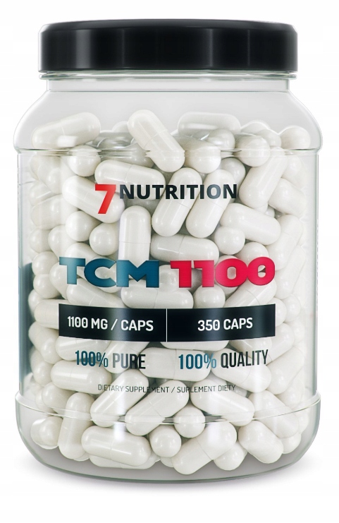 7Nutrition Tcm Creatine 350 kapslí. Kreatin Jablčan Kreatin Svaly Síla