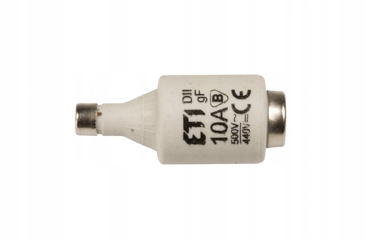 

Wkładka bezpiecznikowa 10A DII gF BiWts 500V