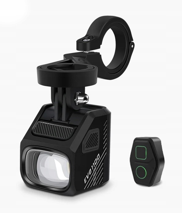 Přední světlo Magicshine Evo 1100 Black, 1100 lumenů, černé, s držákem