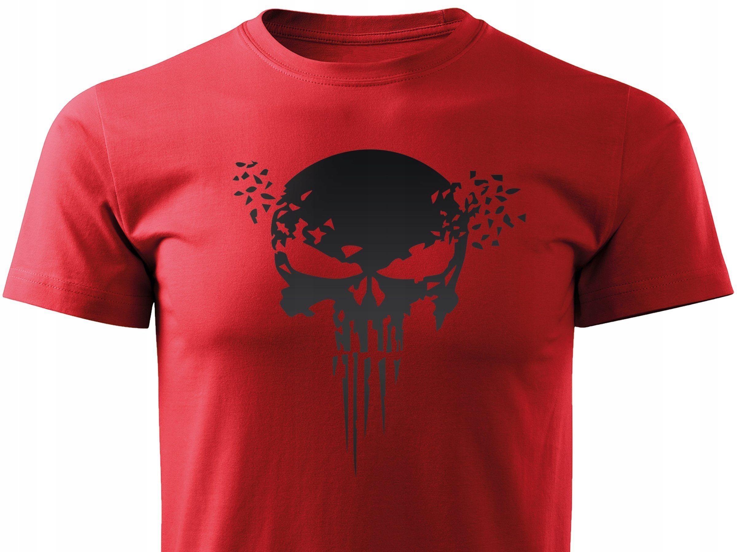 

Bawełniana koszulka T-shirt nadruk - Punisher