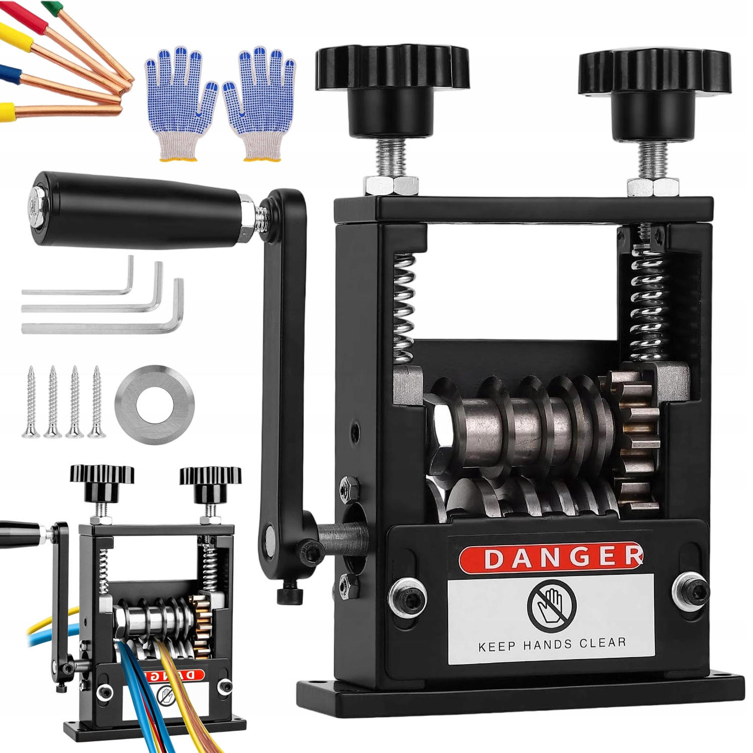 Kompaktní Stroj Na Odizolování Kabelů, 6 Kanálů, 5 Čepelí, 3-17 MM