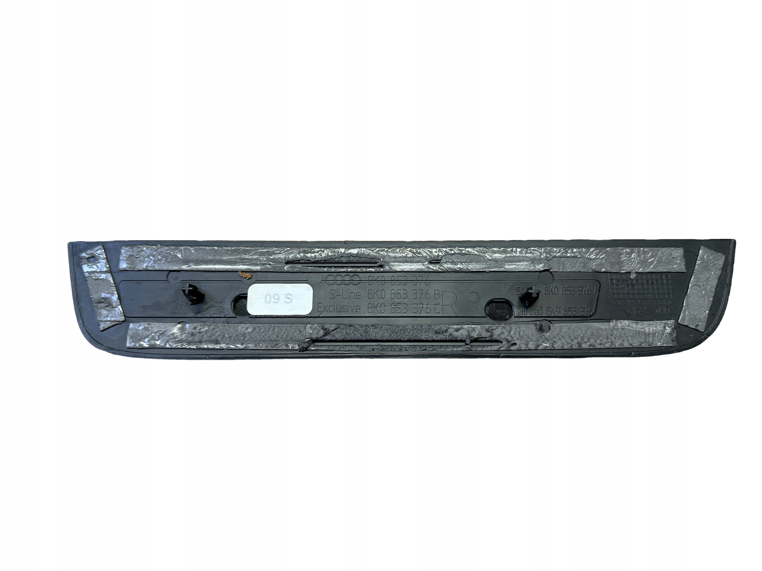 AUDI A4 8K B8 ALLROAD moulding threshold right rear part 8K9853376